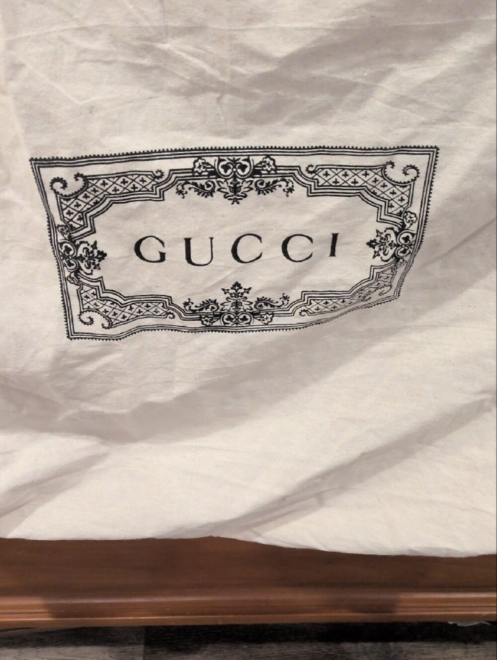 Authentic GUCCI XXXL Extra Large Reusable Cotton Canvas Tote Bag 28 X 24 - Picture 4 of 9